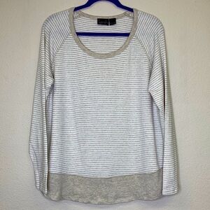 Kersh Striped Top Size Medium